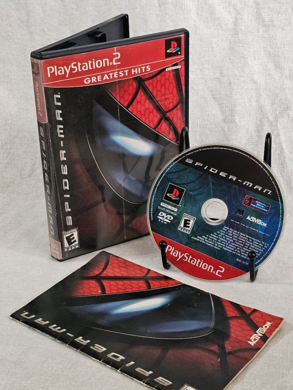 Spider-Man (Sony PlayStation 2, 2002) Complete With Manual Y2K
